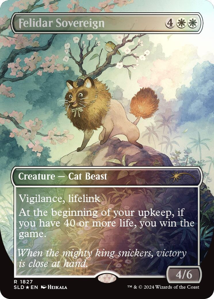 Image for Felidar Sovereign (1827) (Rainbow Foil) (1827) - Magic: The Gathering