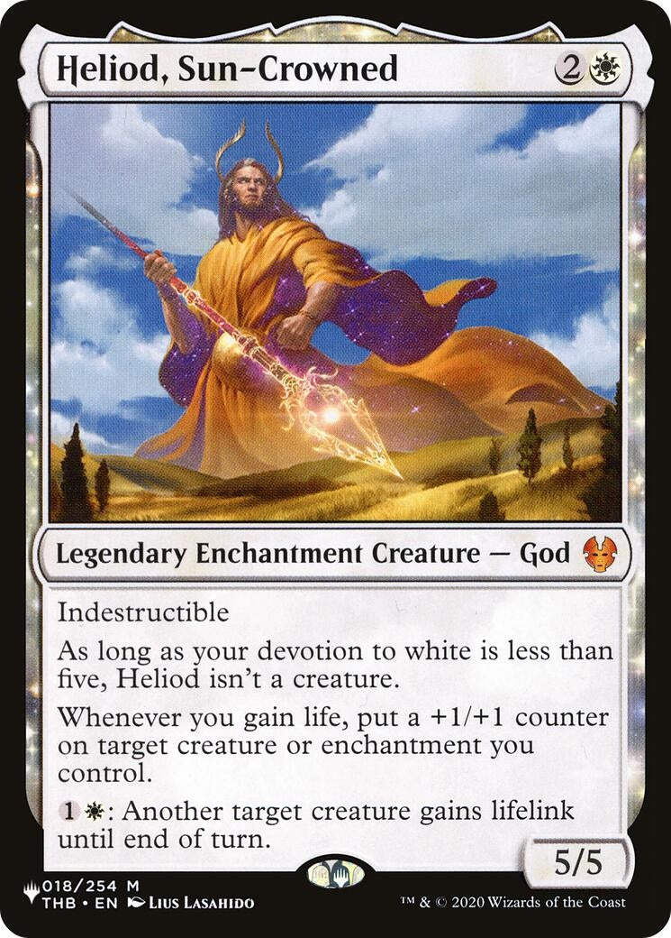 Image for Heliod, Sun-Crowned (018/254) (LIST) - Magic: The Gathering