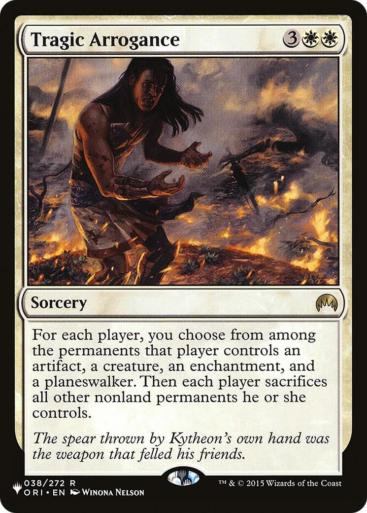 Image for Tragic Arrogance (038/272) (LIST) - Magic: The Gathering