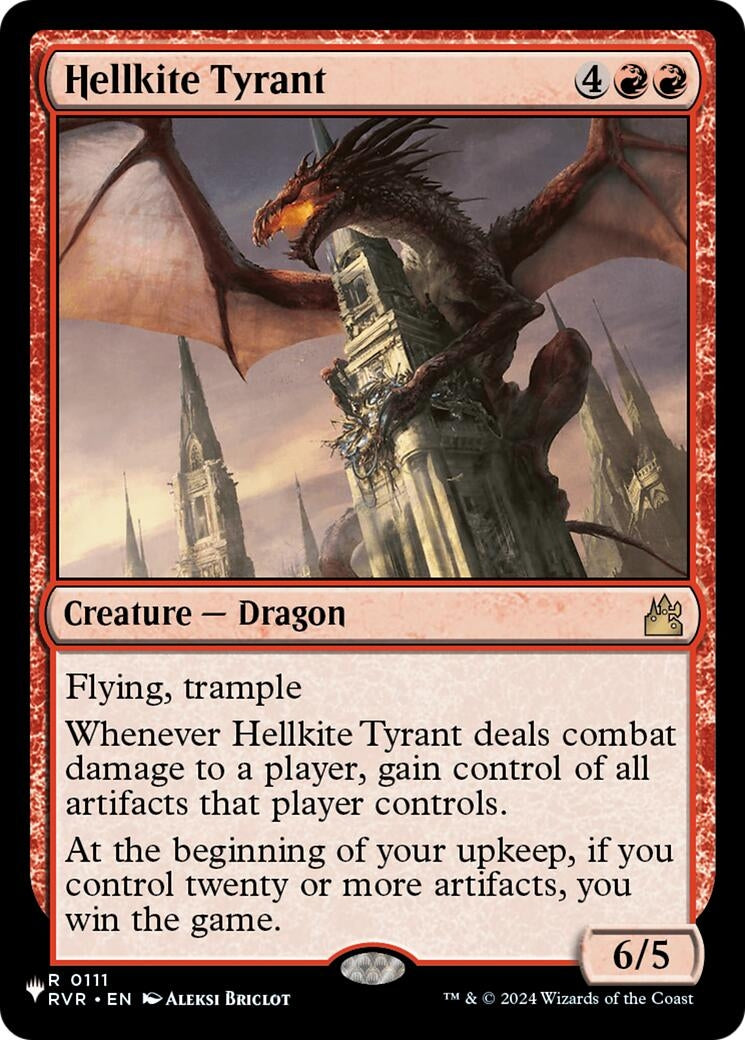 Image for Hellkite Tyrant (0111) - Magic: The Gathering
