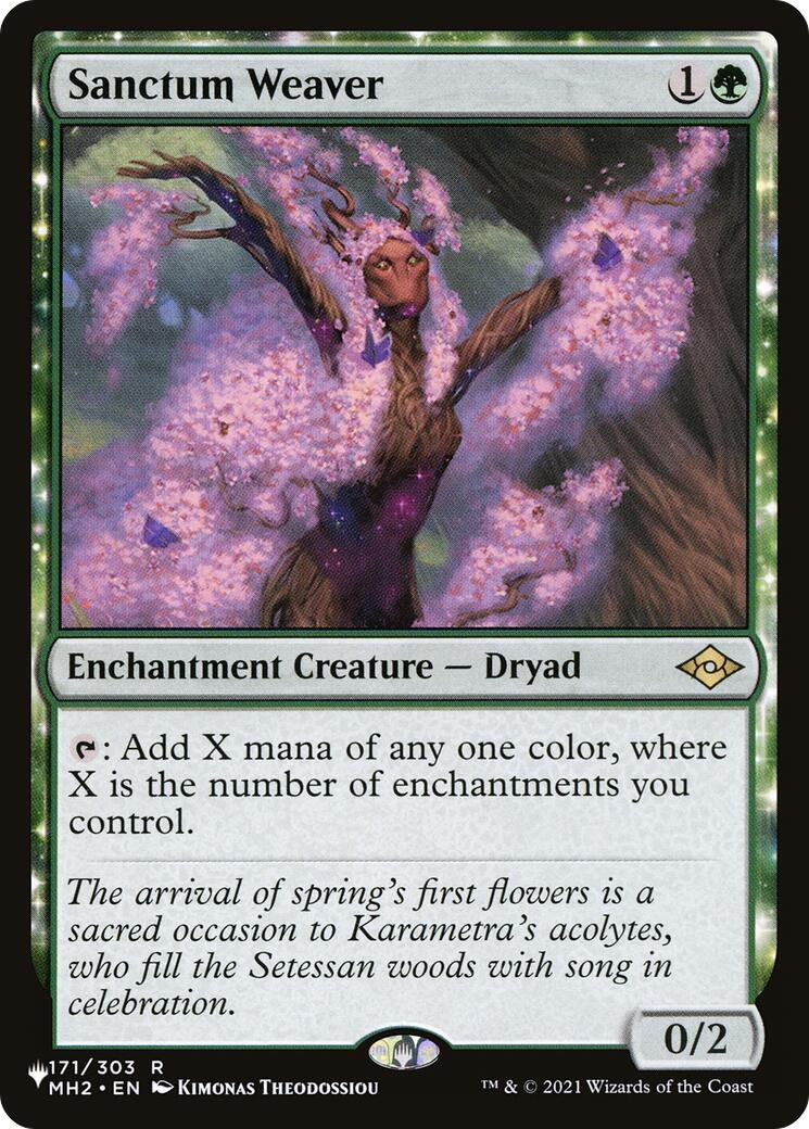 Image for Sanctum Weaver (171/303) (LIST) - Magic: The Gathering