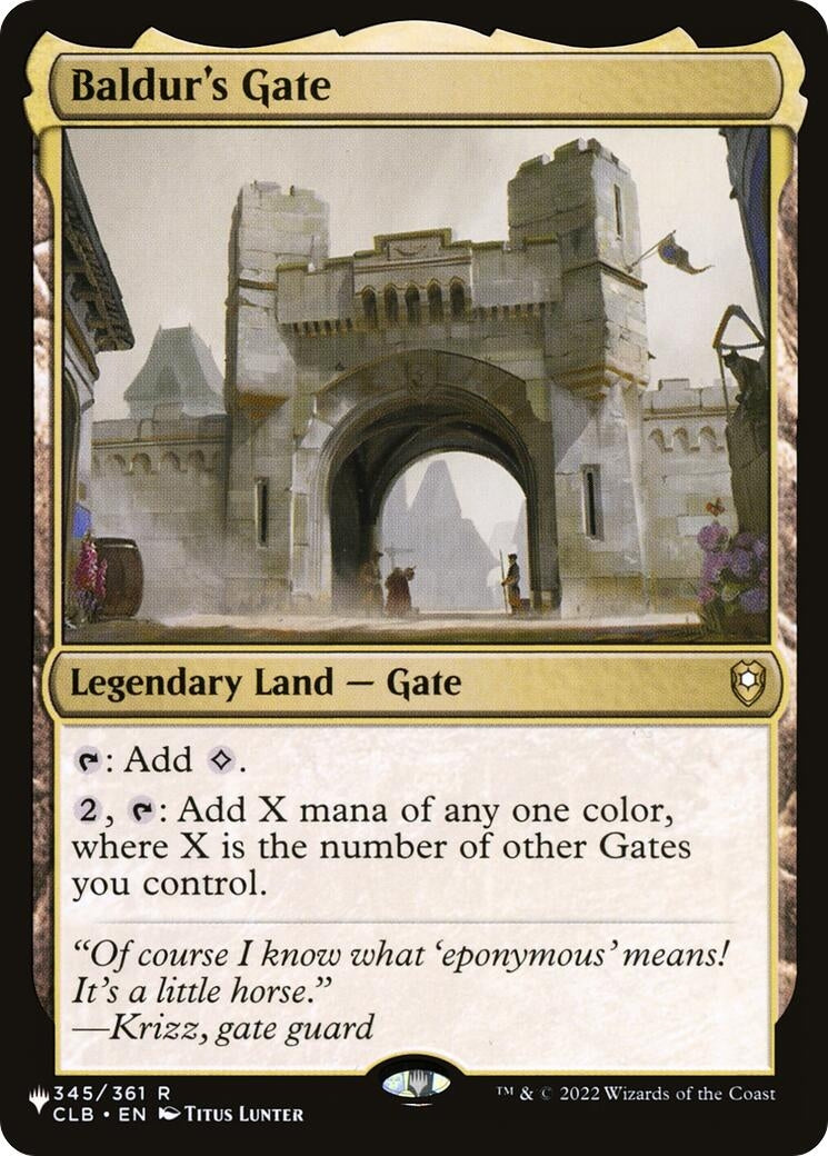 Image for Baldur's Gate (345/361) - Magic: The Gathering