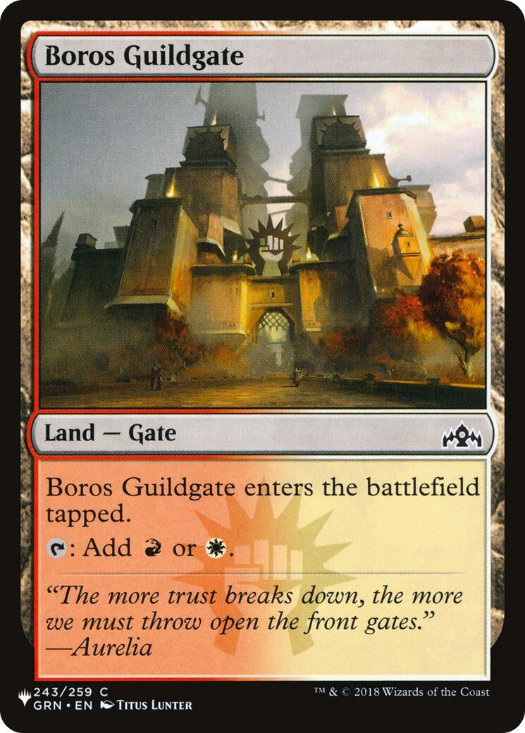 Image for Boros Guildgate (243/259) (LIST) - Magic: The Gathering