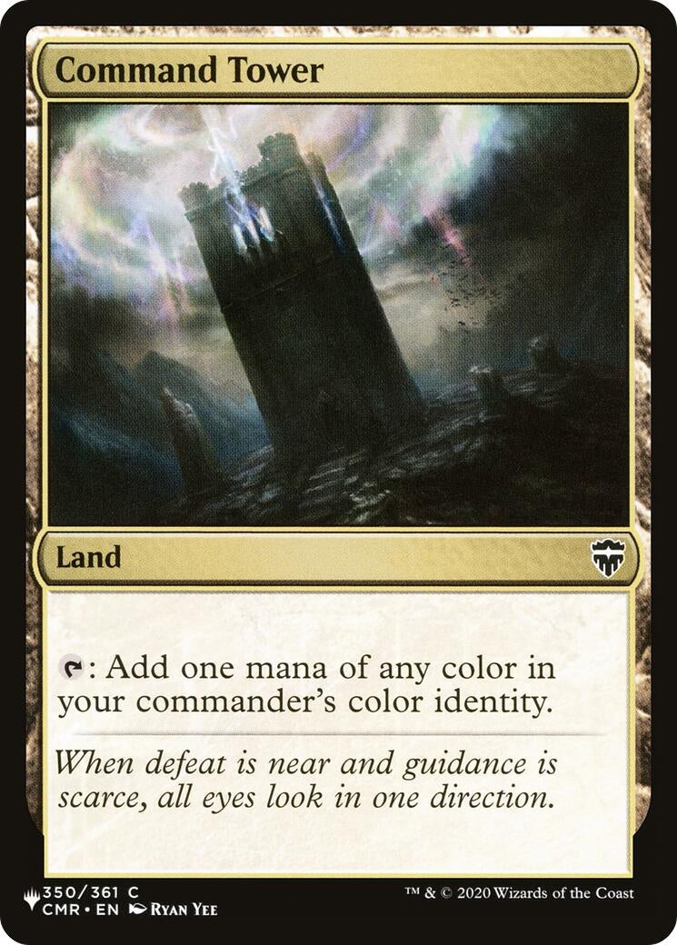 Image for Command Tower (CMR) (350/361) (LIST) - Magic: The Gathering