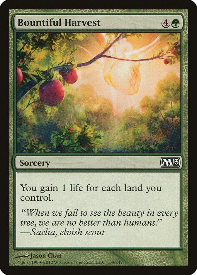 Image for Bountiful Harvest (163) - Magic: The Gathering