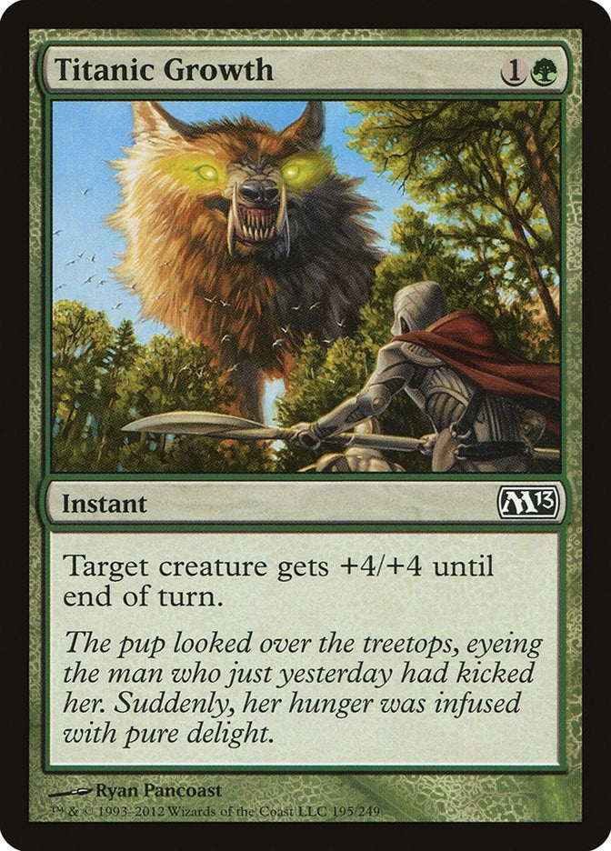 Image for Titanic Growth (195) (M13) - Magic: The Gathering