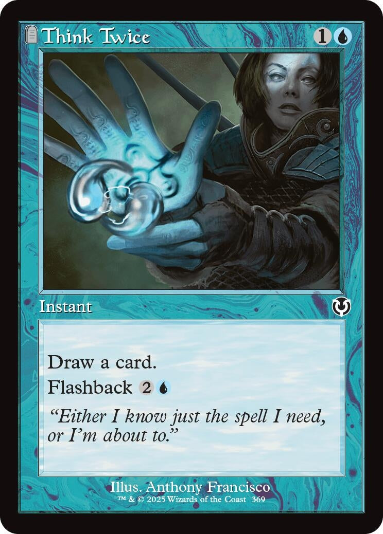 Image for Think Twice (Retro Frame) (369) - Magic: The Gathering