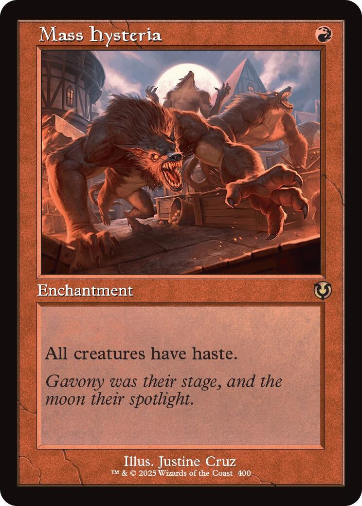 Image for Mass Hysteria (Retro Frame) (400) - Magic: The Gathering