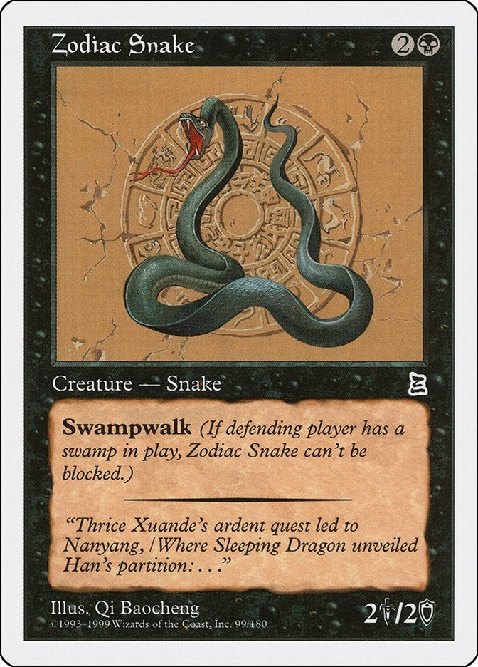 Image for Zodiac Snake (99) - Magic: The Gathering