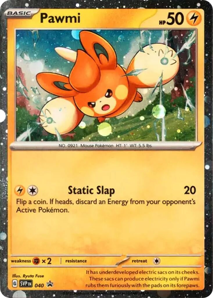 Image for Pawmi - 040 (Cosmos Holo) (040) (SVP) - Pokemon