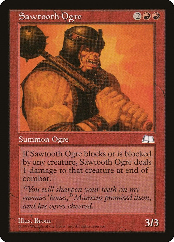 Image for Sawtooth Ogre - Magic: The Gathering