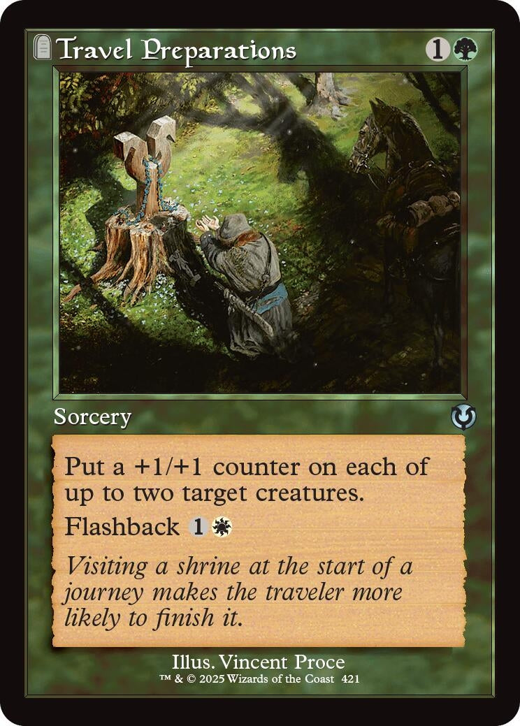 Image for Travel Preparations (Retro Frame) (421) - Magic: The Gathering