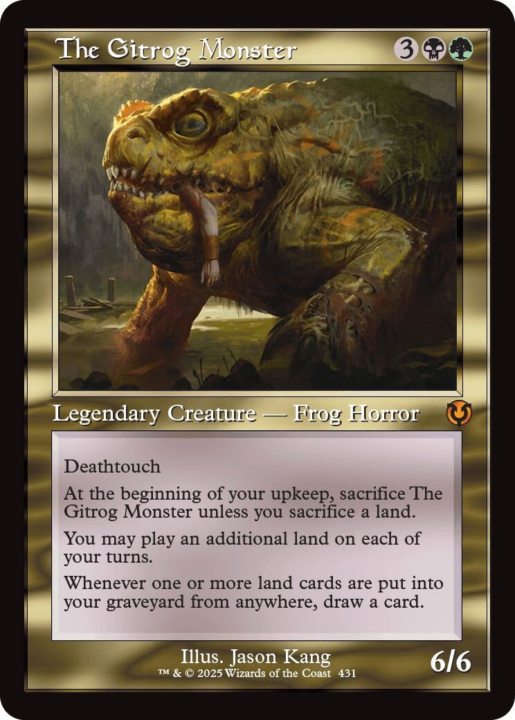 Image for The Gitrog Monster (Retro Frame) (431) - Magic: The Gathering