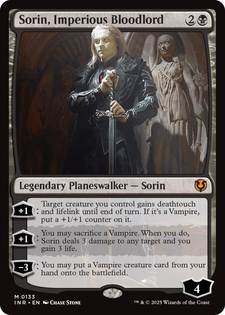 Image for Sorin, Imperious Bloodlord (133) - Magic: The Gathering