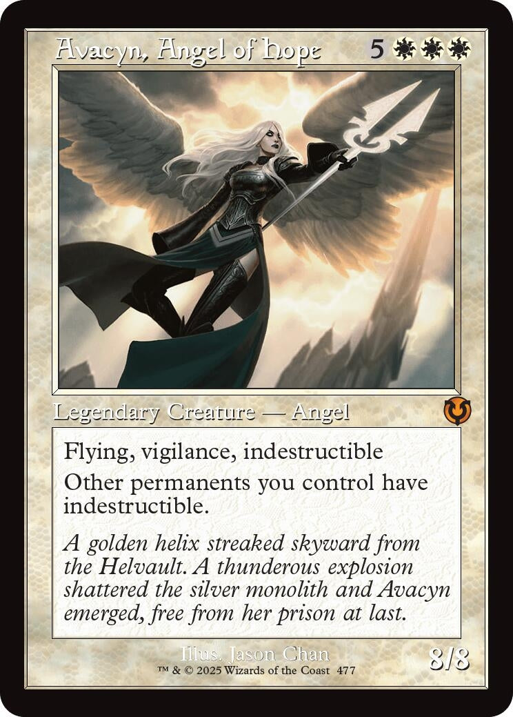 Image for Avacyn, Angel of Hope (Retro Frame) (477) - Magic: The Gathering