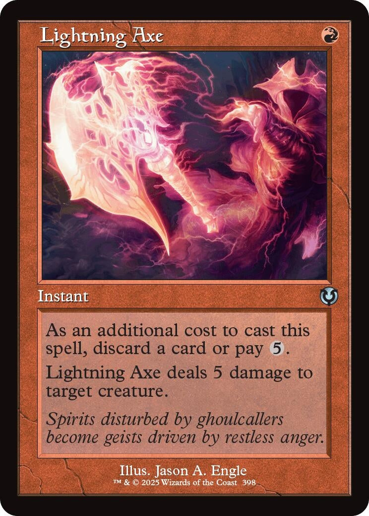 Image for Lightning Axe (Retro Frame) (398) - Magic: The Gathering