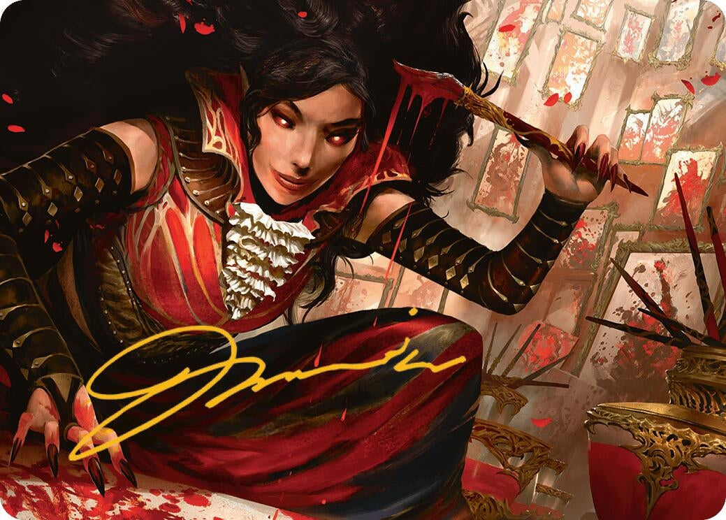 Image for Blood Artist Art Card (Gold-Stamped Signature) (22) (ASINR) - Magic: The Gathering