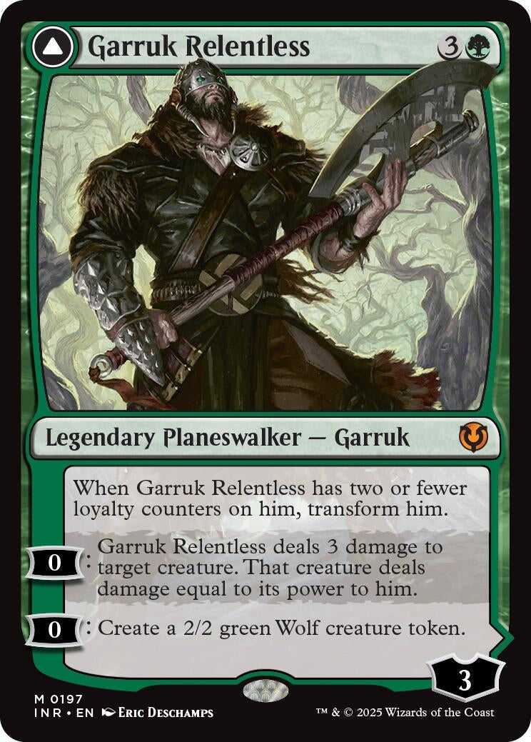 Image for Garruk Relentless (197) - Magic: The Gathering