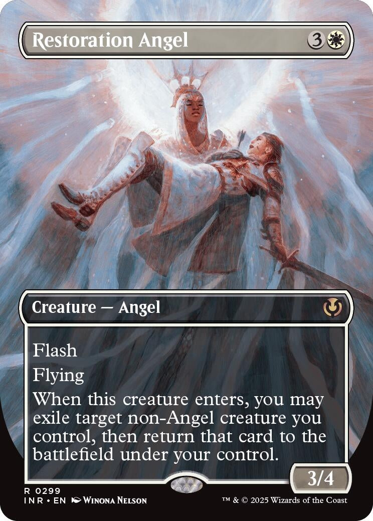 Image for Restoration Angel (Borderless) (299) - Magic: The Gathering