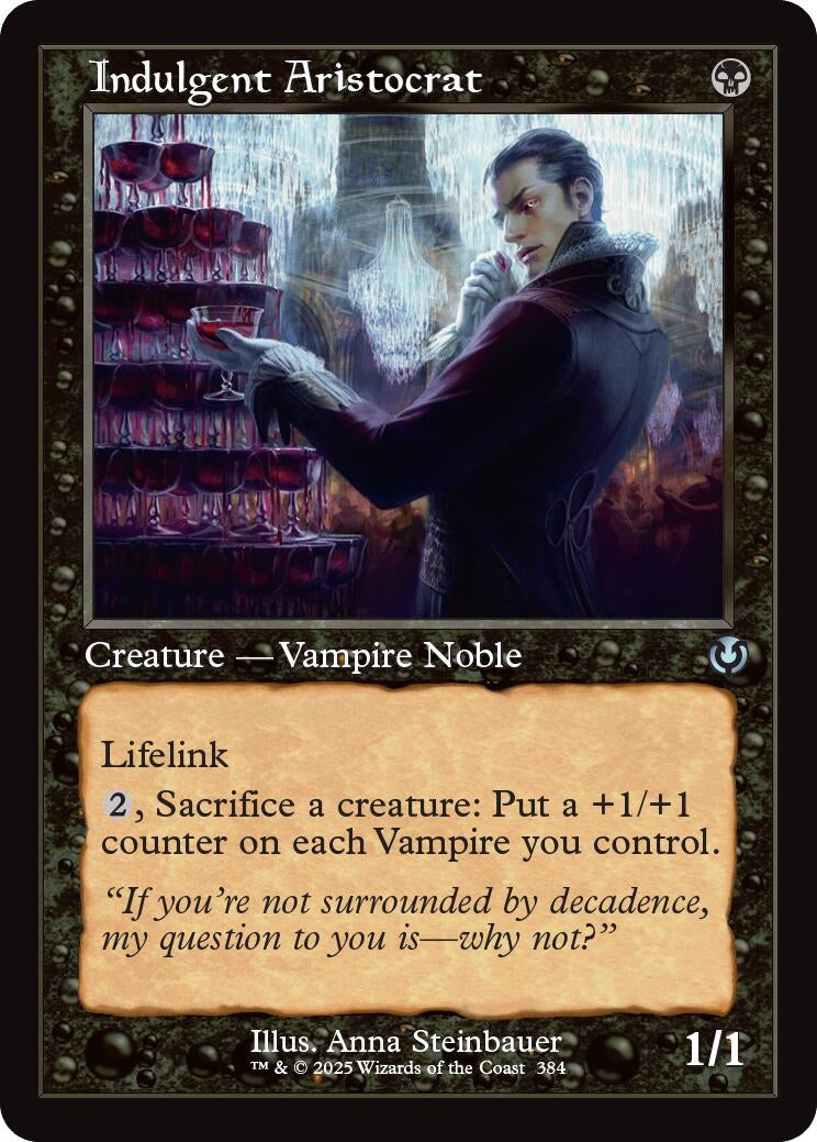 Image for Indulgent Aristocrat (Retro Frame) (384) - Magic: The Gathering