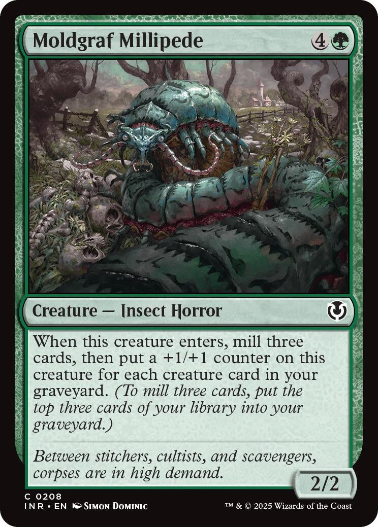 Image for Moldgraf Millipede (208) - Magic: The Gathering