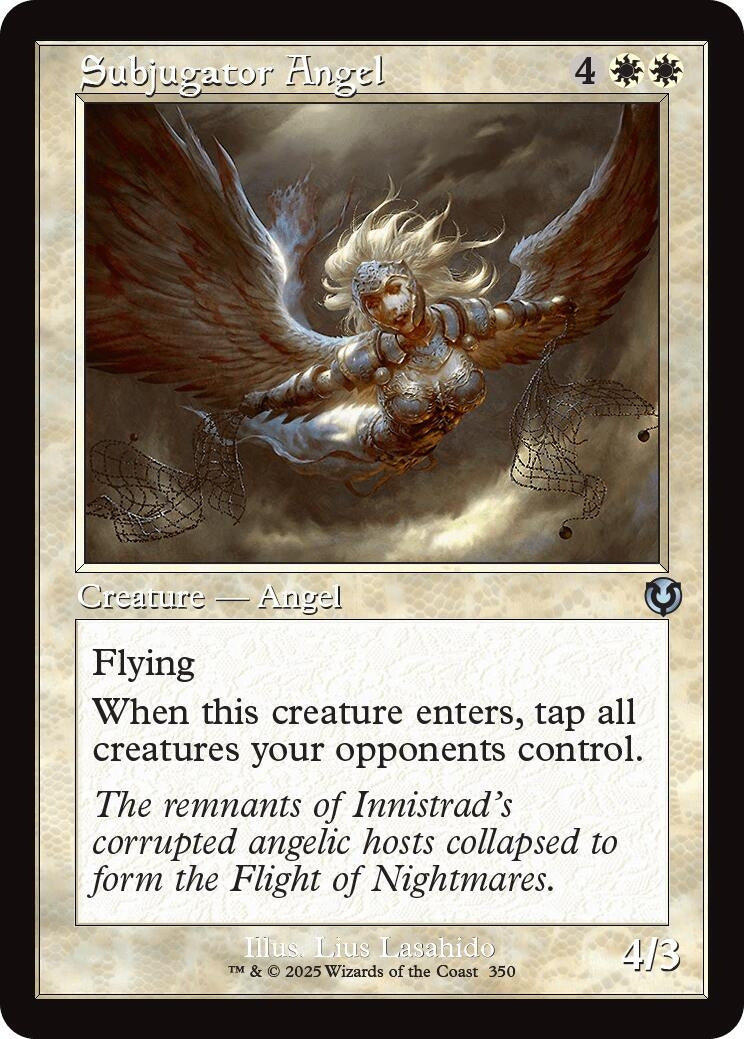 Image for Subjugator Angel (Retro Frame) (350) (INR) - Magic: The Gathering