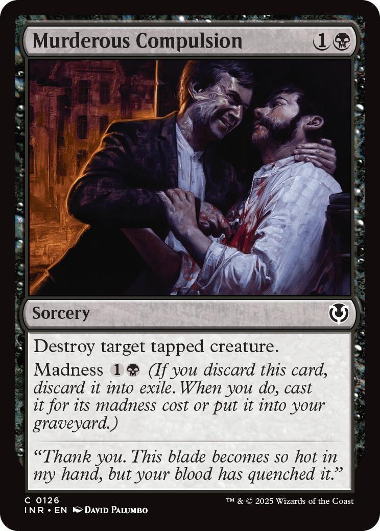 Image for Murderous Compulsion (126) - Magic: The Gathering