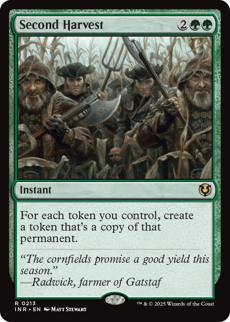 Image for Second Harvest (213) - Magic: The Gathering