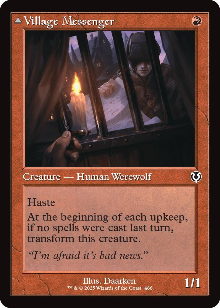 Image for Village Messenger (Retro Frame) (466) - Magic: The Gathering