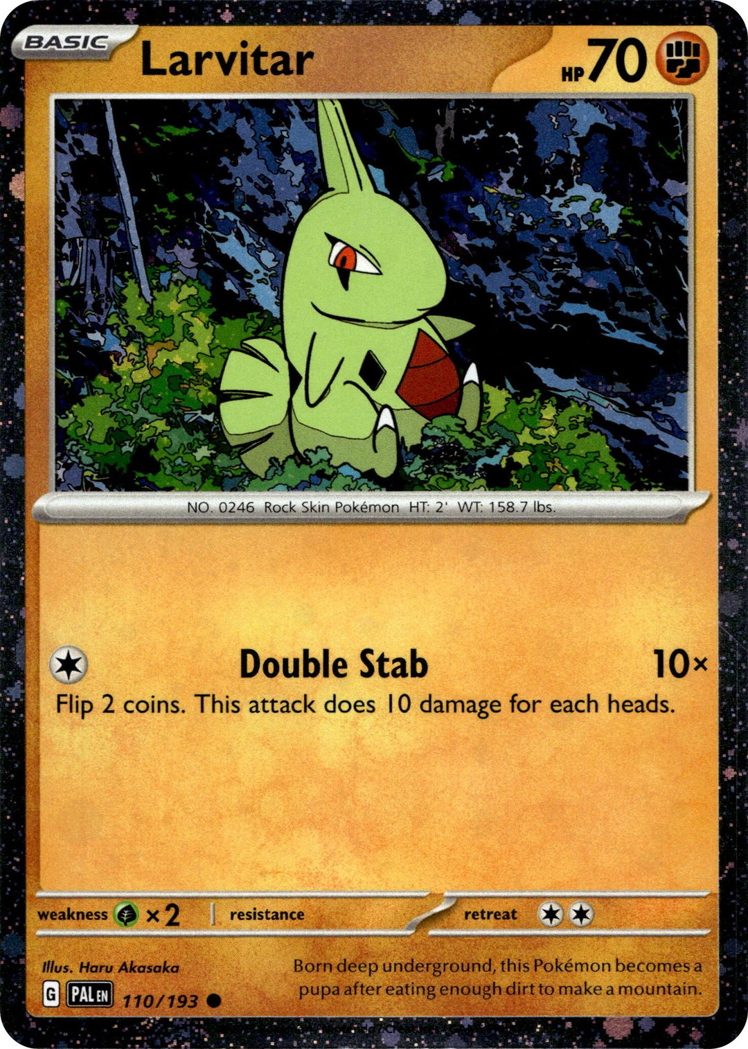 Image for Larvitar - 110/193 (Cosmos Foil) (110/193) (MCAP) - Pokemon