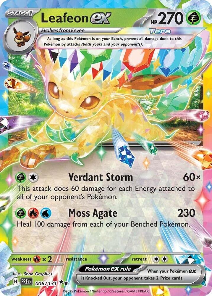 Image for Leafeon ex (006/131) (PRE) - Pokemon