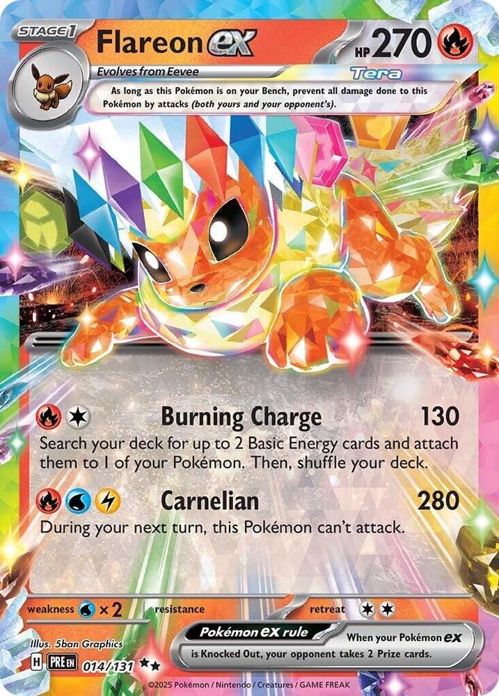Image for Flareon ex (014/131) (PRE) - Pokemon