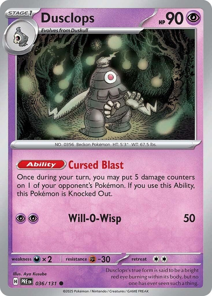 Image for Dusclops (036/131) (PRE) - Pokemon