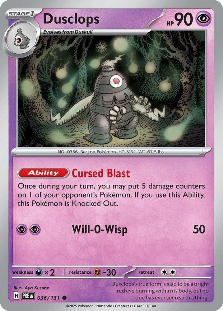 Image for Dusclops (036/131) (PRE) - Pokemon