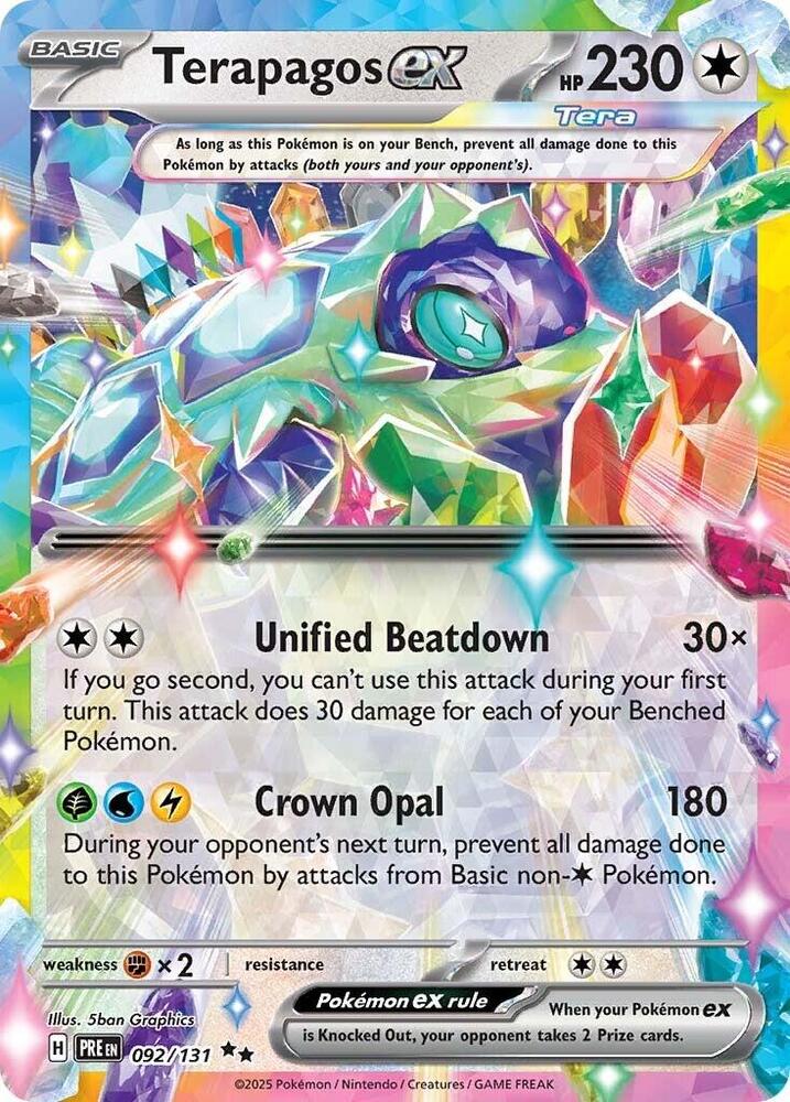 Image for Terapagos ex (092/131) (PRE) - Pokemon