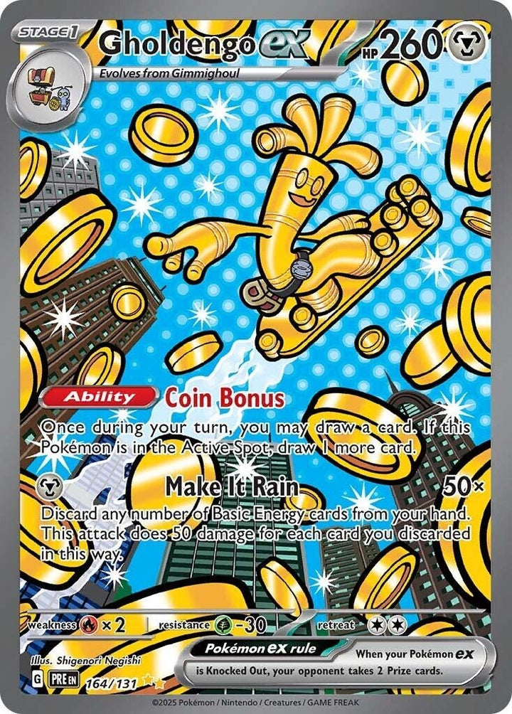 Image for Gholdengo ex (164/131) (PRE) - Pokemon