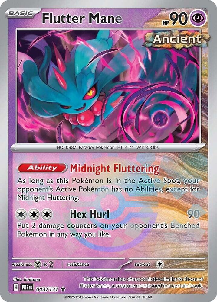 Image for Flutter Mane (Poke Ball Pattern) (043/131) (PRE) - Pokemon