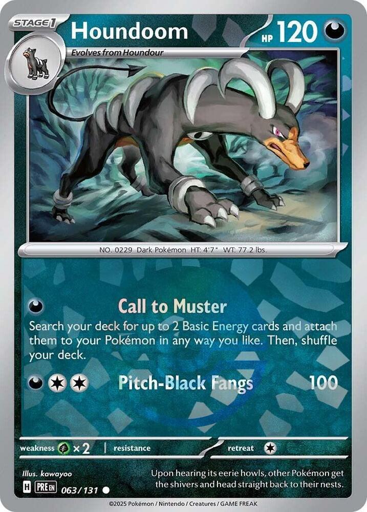 Image for Houndoom (Poke Ball Pattern) (063/131) (PRE) - Pokemon