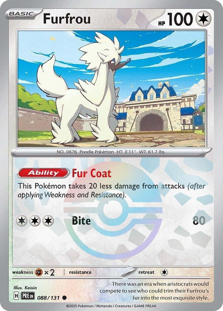 Image for Furfrou (Poke Ball Pattern) (088/131) (PRE) - Pokemon