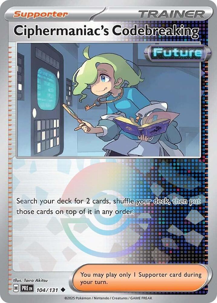 Image for Ciphermaniac's Codebreaking (Poke Ball Pattern) (104/131) (PRE) - Pokemon