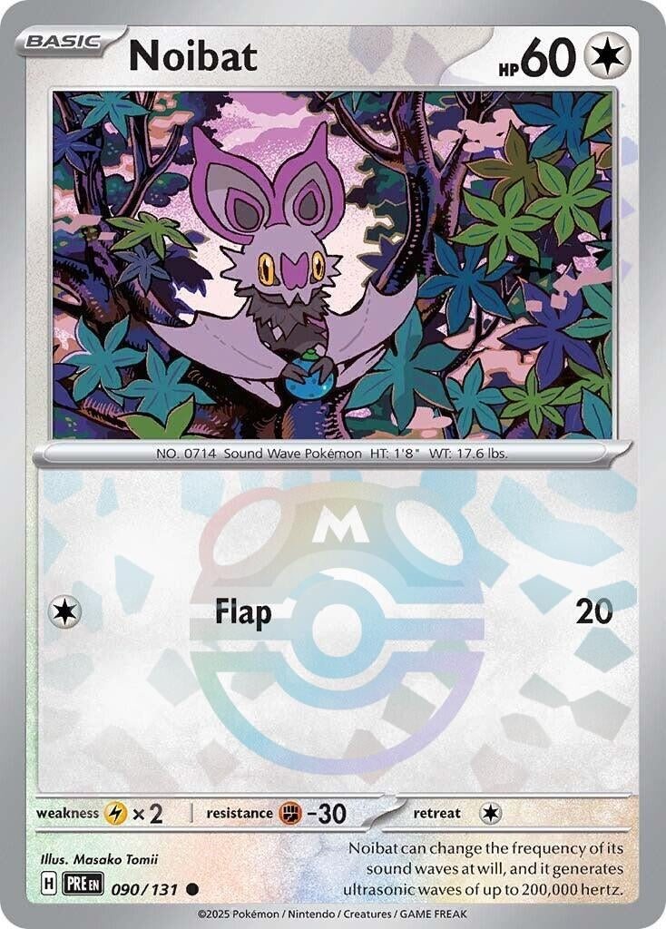 Image for Noibat (Master Ball Pattern) (090/131) (PRE) - Pokemon