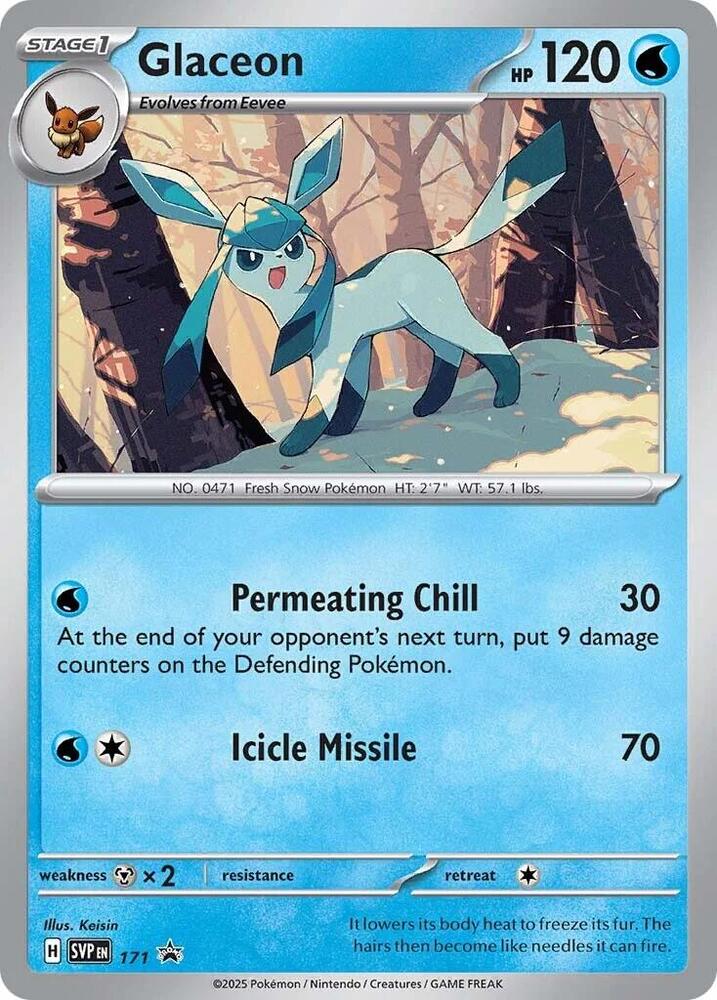 Image for Glaceon - 171 (Cosmos Holo) (171) (SVP) - Pokemon