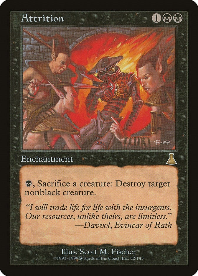 Image for Attrition (52) - Magic: The Gathering