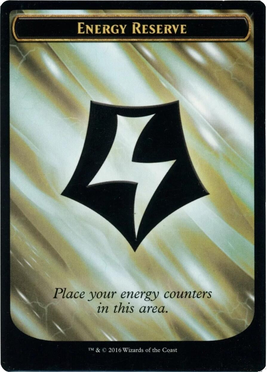 Image for Energy Reserve Token (13) - Magic: The Gathering