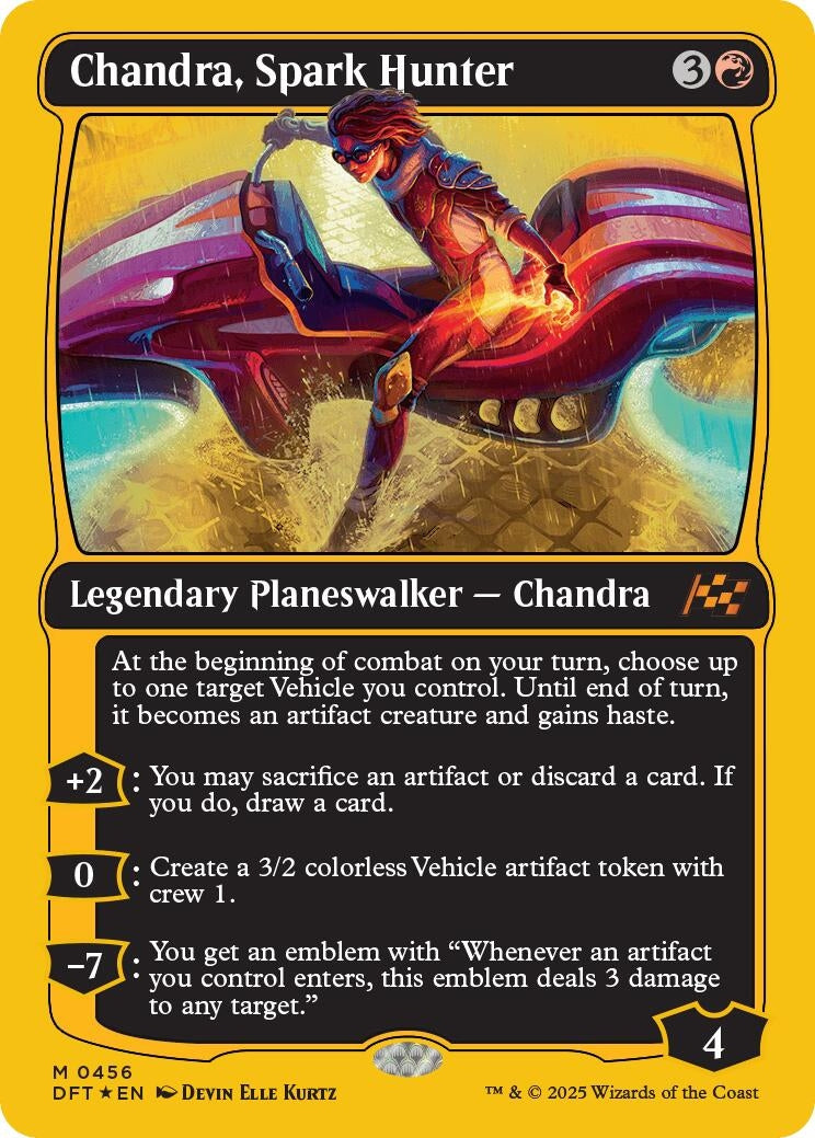 Image for Chandra, Spark Hunter (First-Place Foil) (456) - Magic: The Gathering