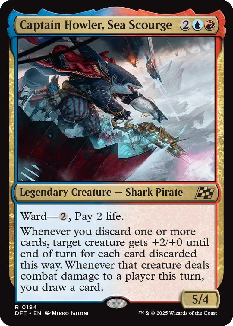 Image for Captain Howler, Sea Scourge (194) (DFT) - Magic: The Gathering