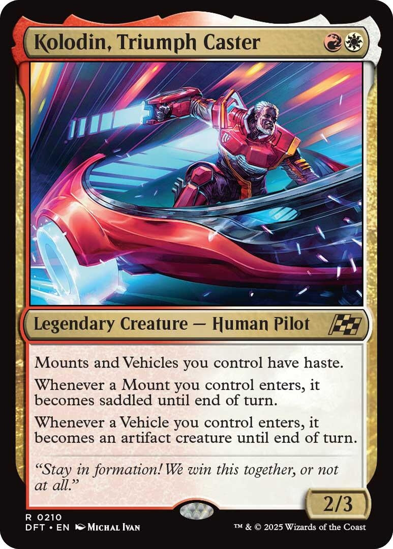 Image for Kolodin, Triumph Caster (210) (DFT) - Magic: The Gathering