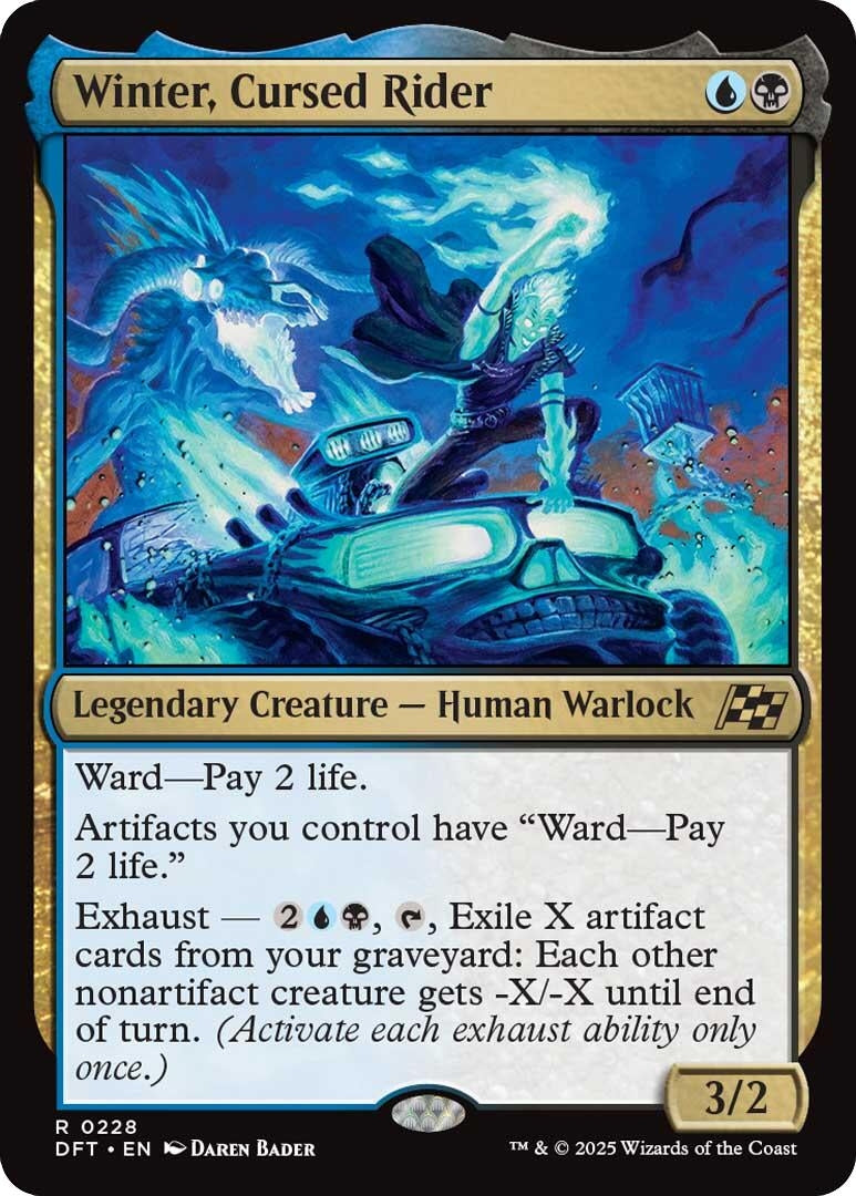 Image for Winter, Cursed Rider (228) (DFT) - Magic: The Gathering