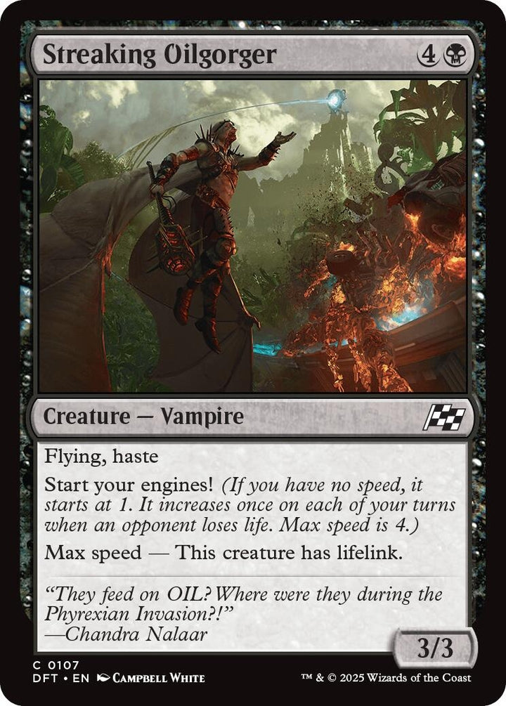 Image for Streaking Oilgorger (107) - Magic: The Gathering