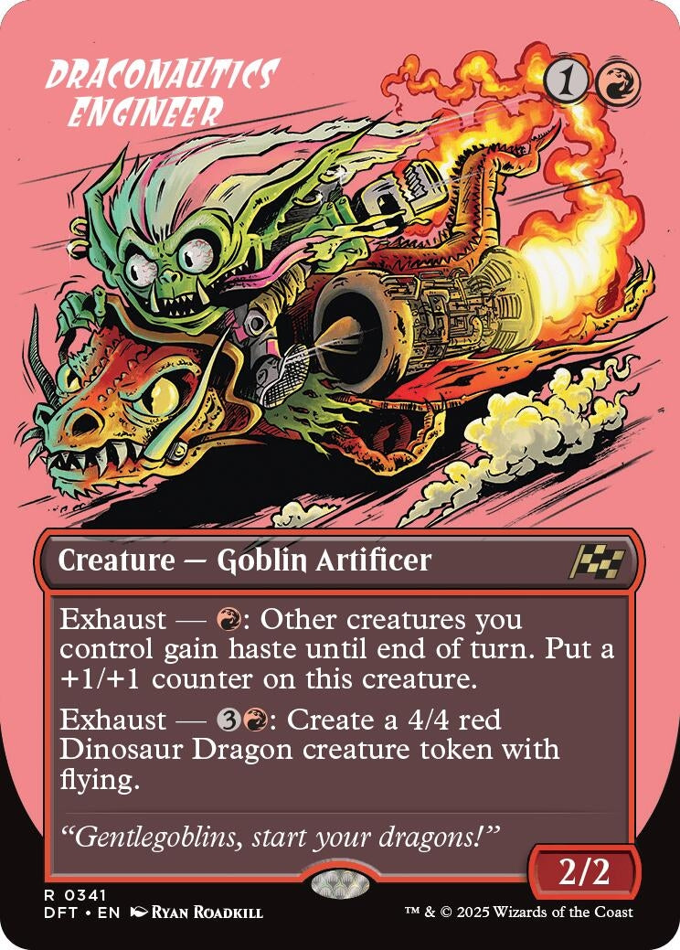 Image for Draconautics Engineer (Borderless) (341) (DFT) - Magic: The Gathering